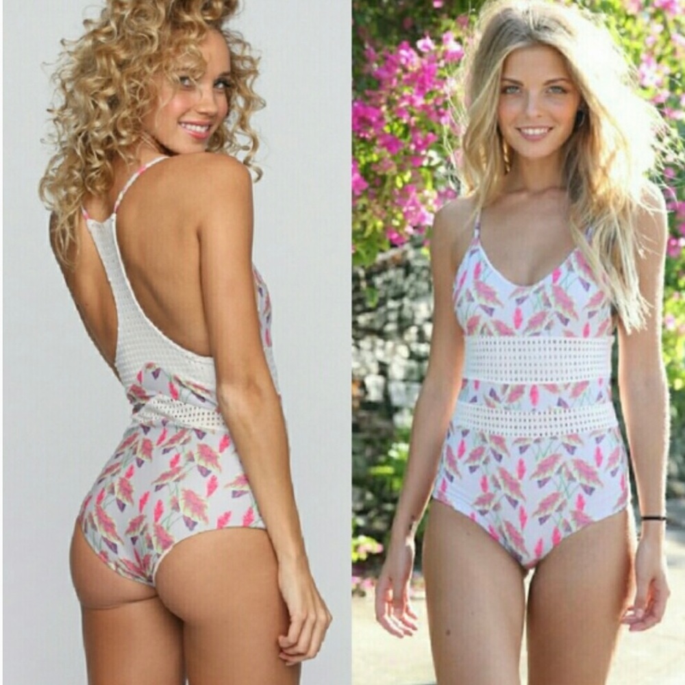 Acacia Swimwear London One Piece Vintage Hawaii